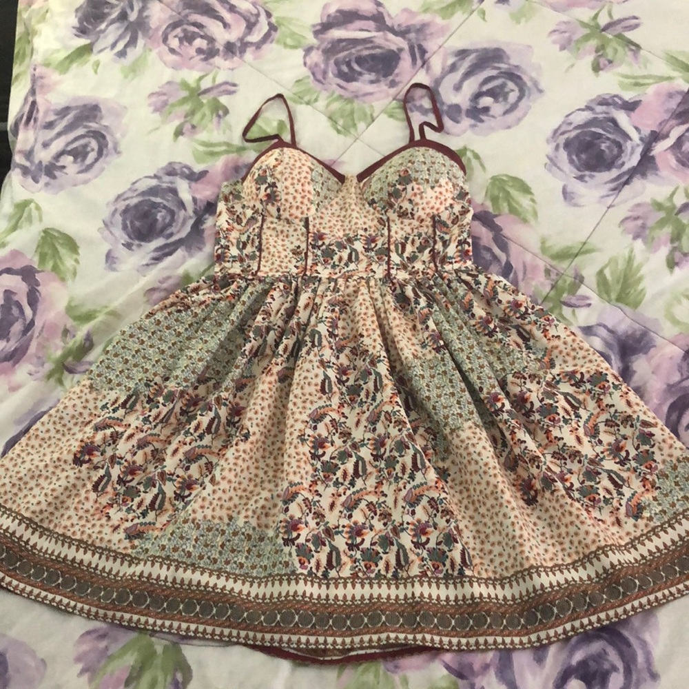 Spaghetti strap mini dress